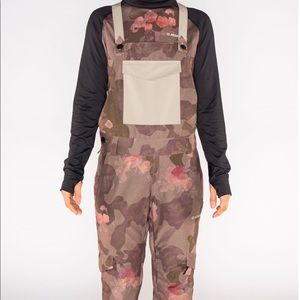 Armada Cassie Overall Bib Pant Rosewood